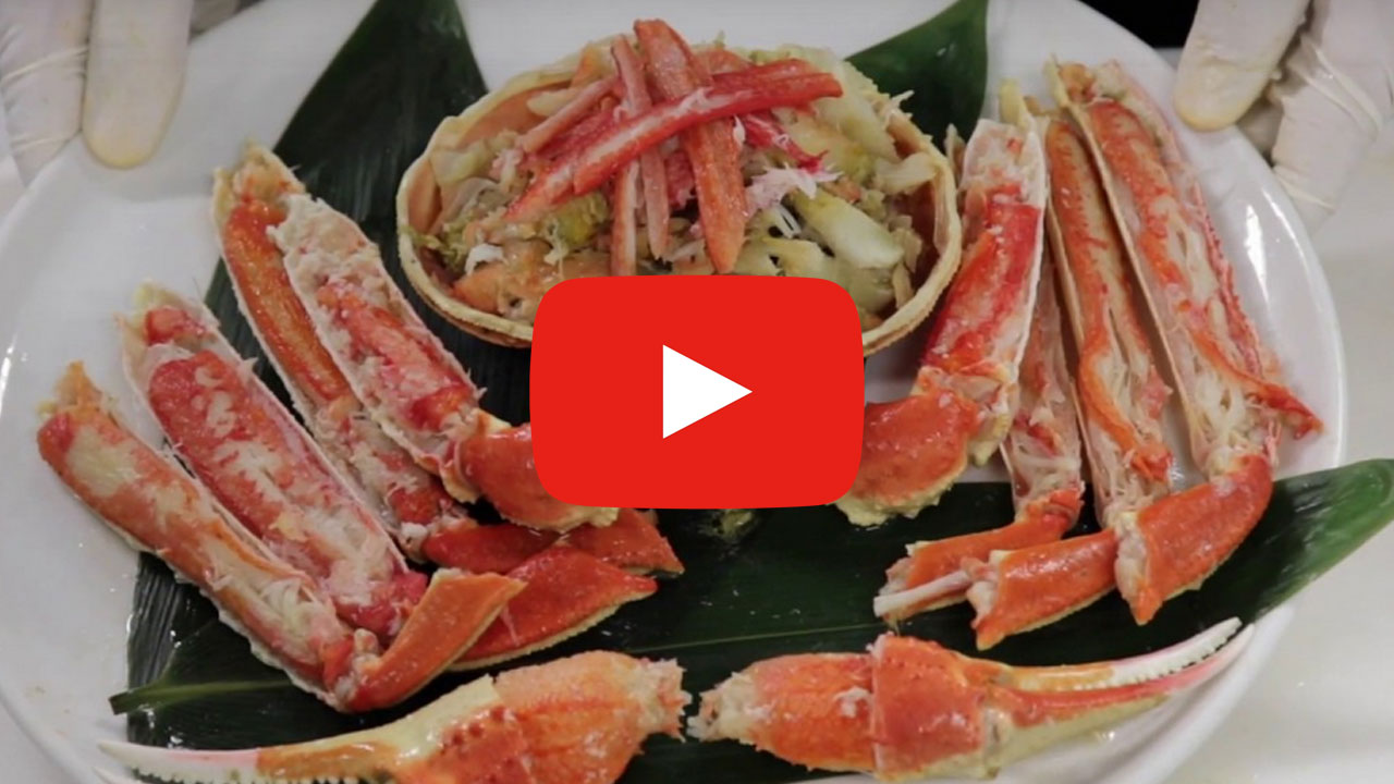 ボイル済みカニの剥き方