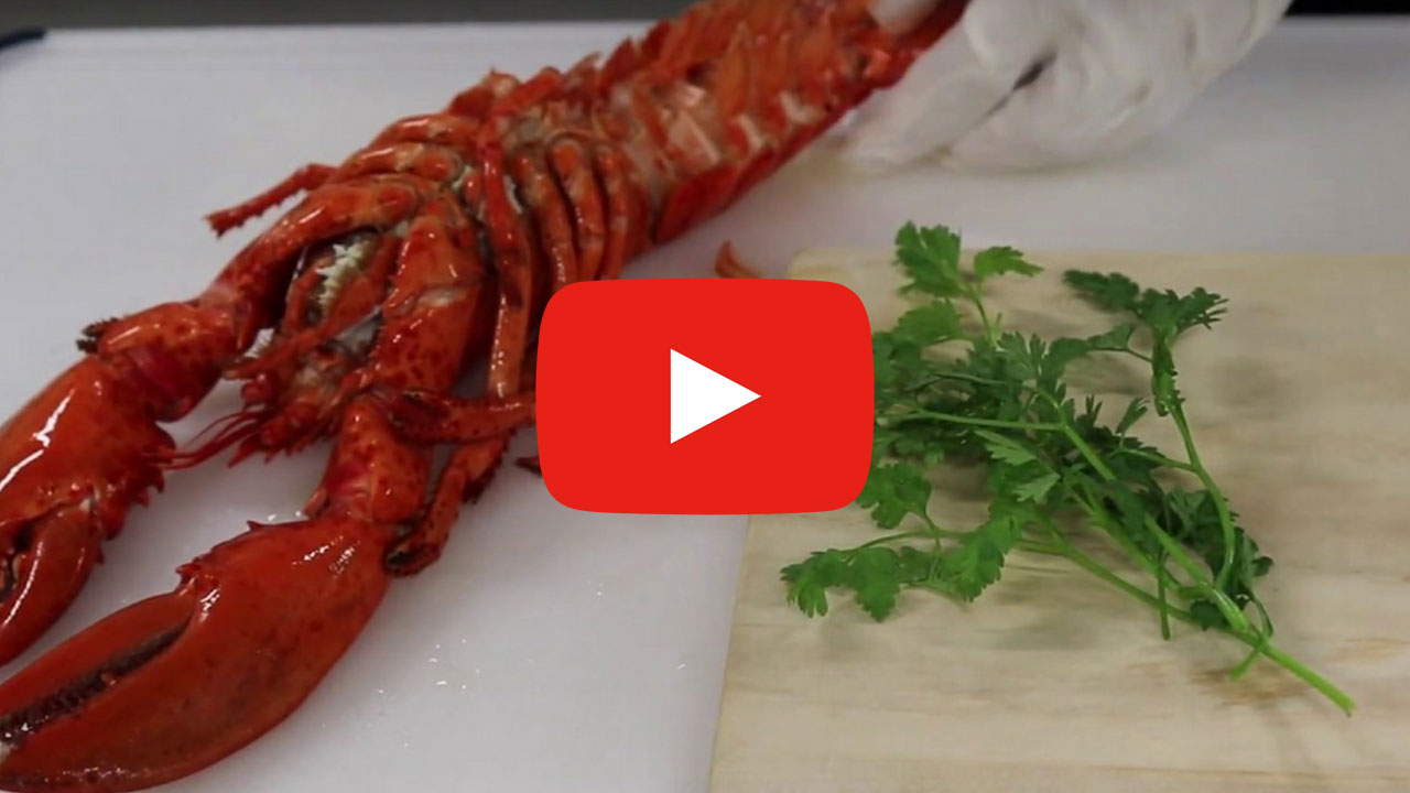 オマールエビのカット方法その①